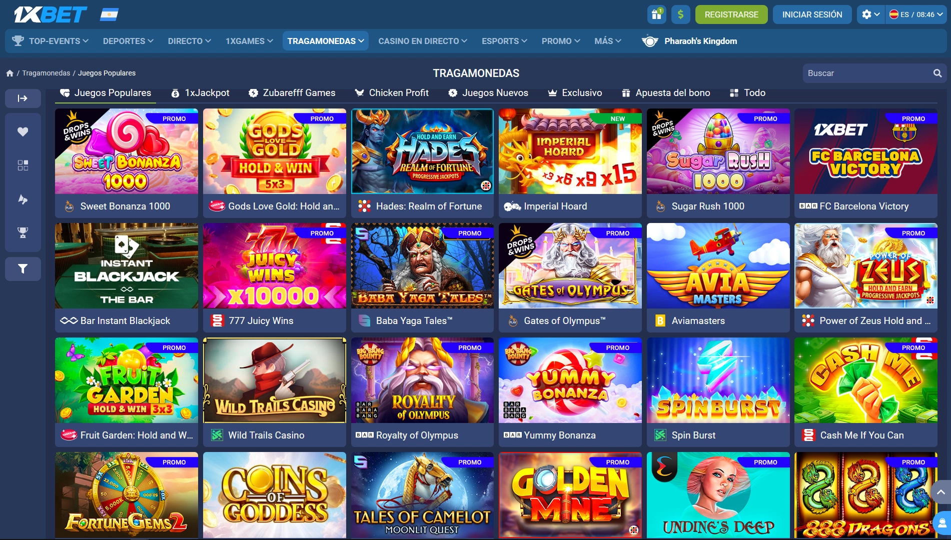 1xBet Tragamonedas