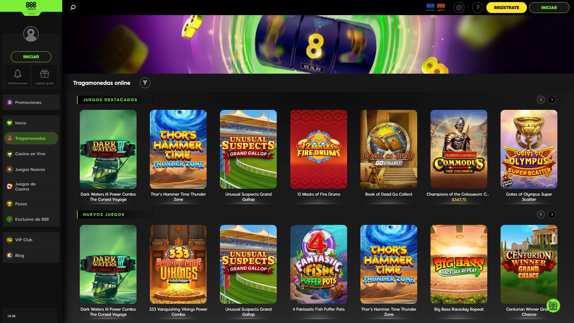 888 Casino Tragamonedas